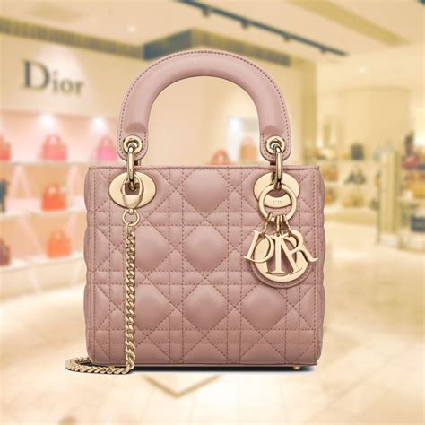 lady dior light pink|mini Lady Dior velvet bag.